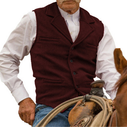 Slim Fit Casual Business Vest for Men