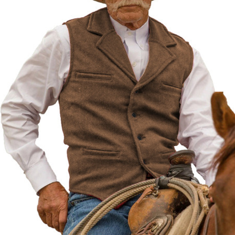 Slim Fit Casual Business Vest for Men