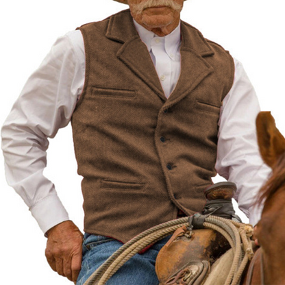 Slim Fit Casual Business Vest for Men