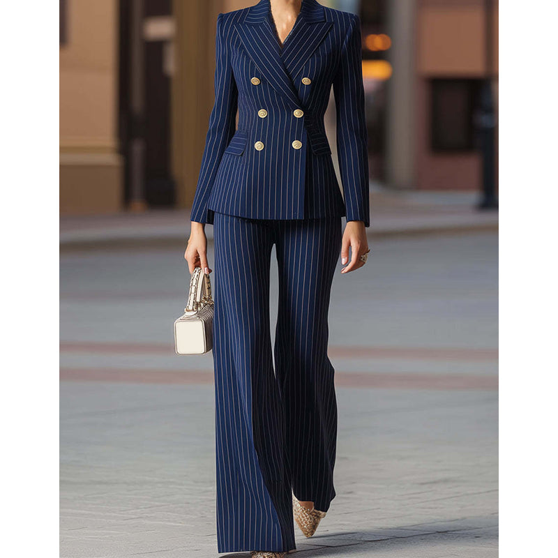 Valdène — Pinstripe Women's Suit Set