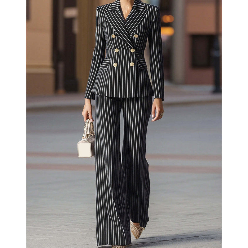 Valdène — Pinstripe Women's Suit Set
