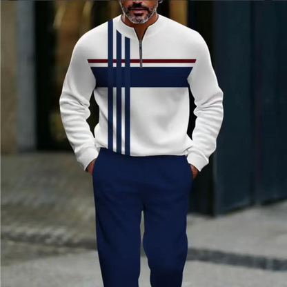 Bramholt — Colour-Block Quarter-Zip Set