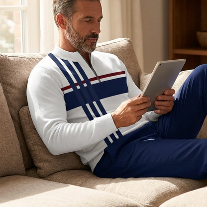 Bramholt — Colour-Block Quarter-Zip Set