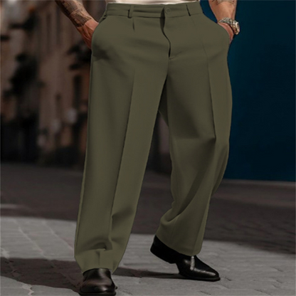 Belmore — Pleated Wide-Leg Trousers