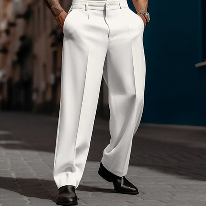 Belmore — Pleated Wide-Leg Trousers