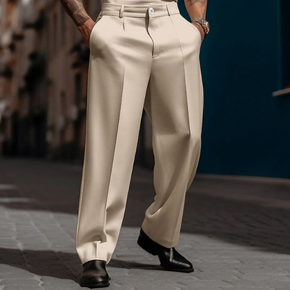 Belmore — Pleated Wide-Leg Trousers