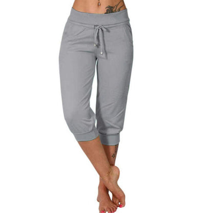 Luvène — Capri Jogger with Drawstring Waist & Pockets