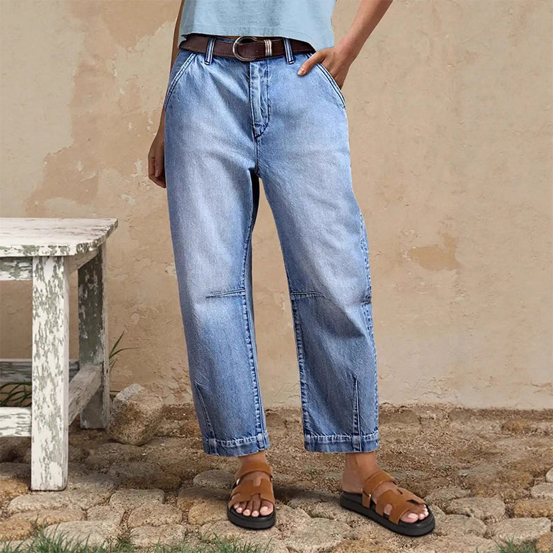 Vaudreau — Vintage Wash Cropped Jeans