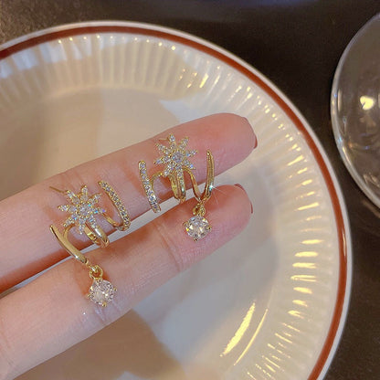 Éclaire — Micro-Pavé Claw Earrings