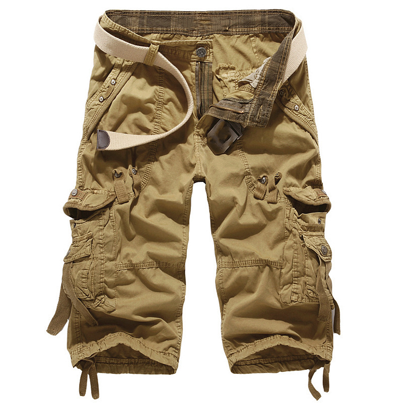 Kastellan — Multi-Pocket Cotton-Blend Cargo Shorts