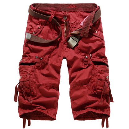 Kastellan — Multi-Pocket Cotton-Blend Cargo Shorts
