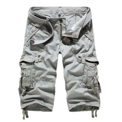 Kastellan — Multi-Pocket Cotton-Blend Cargo Shorts