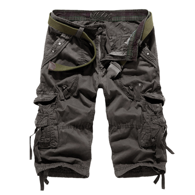 Kastellan — Multi-Pocket Cotton-Blend Cargo Shorts