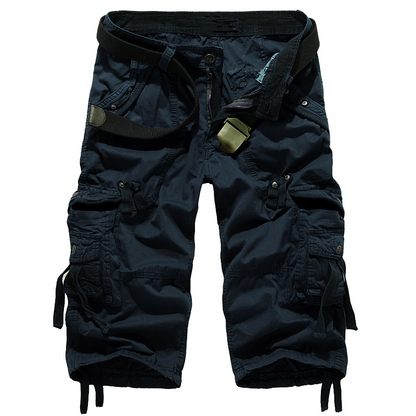 Kastellan — Multi-Pocket Cotton-Blend Cargo Shorts