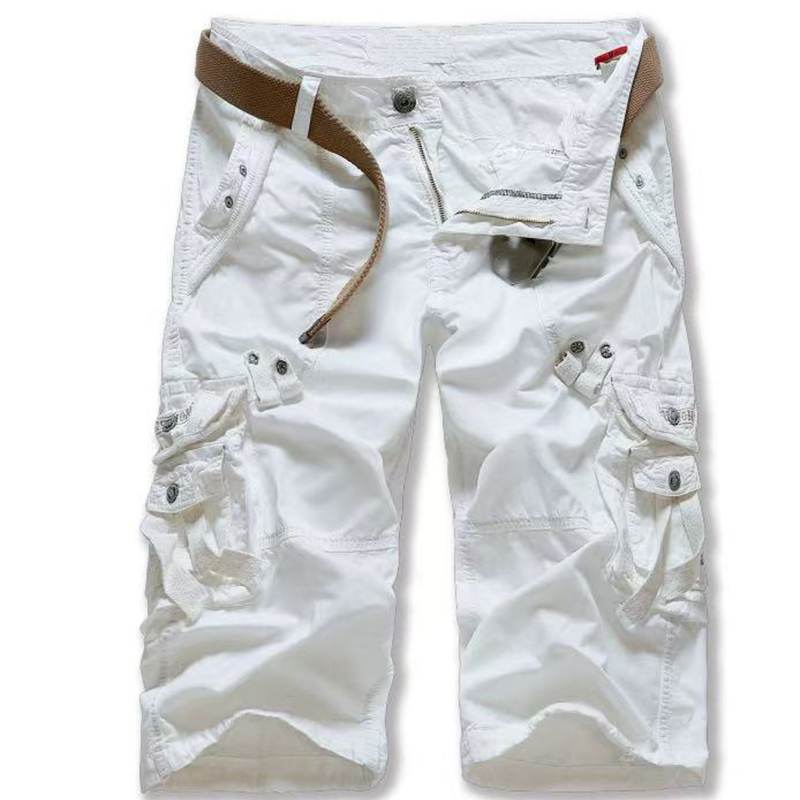 Kastellan — Multi-Pocket Cotton-Blend Cargo Shorts