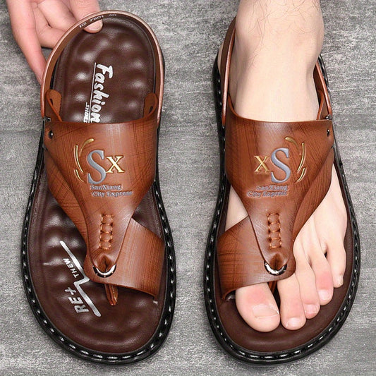 Aldric — Soft Leather Sandals with Orthopaedic Support