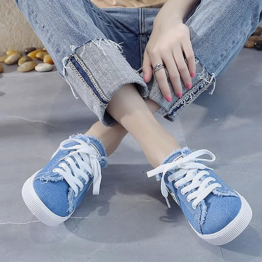 Denim — Mule Sneakers Slip-On