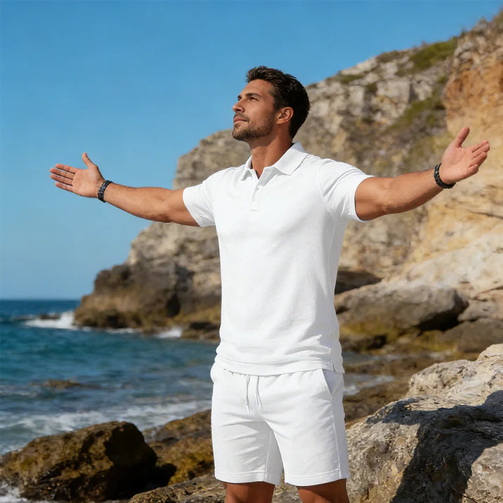 Marcheval — Men's Polo & Shorts Set