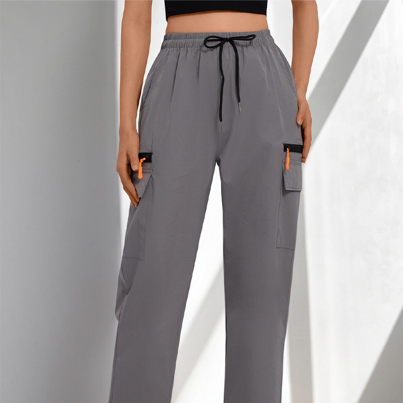 Airolyn — Quick-Dry Drawstring Cargo Pants