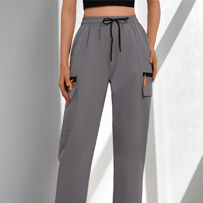 Airolyn — Quick-Dry Drawstring Cargo Pants