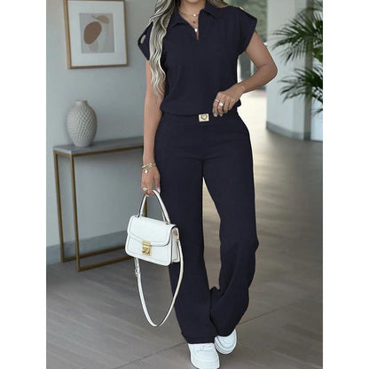 Isadoria — Casual Top & Pants Two-Piece Set