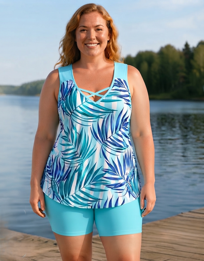 Marvella — Athletic Two-Piece Swim Set