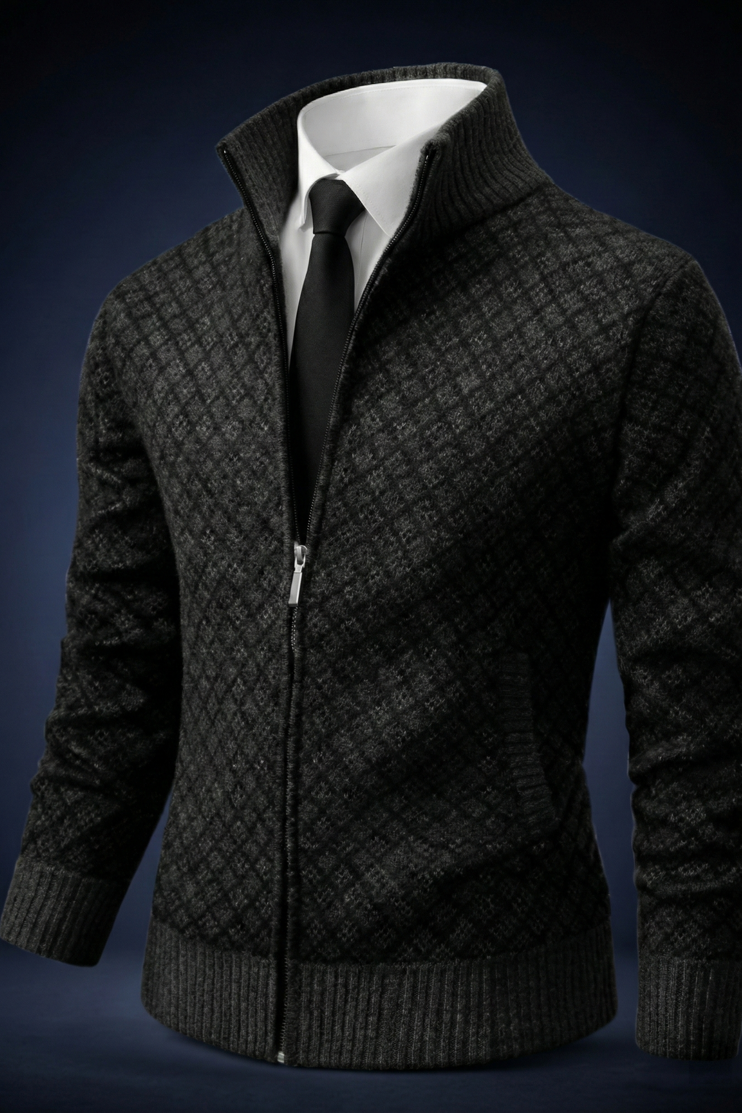 Oliver - Luxurious Zip Cardigan