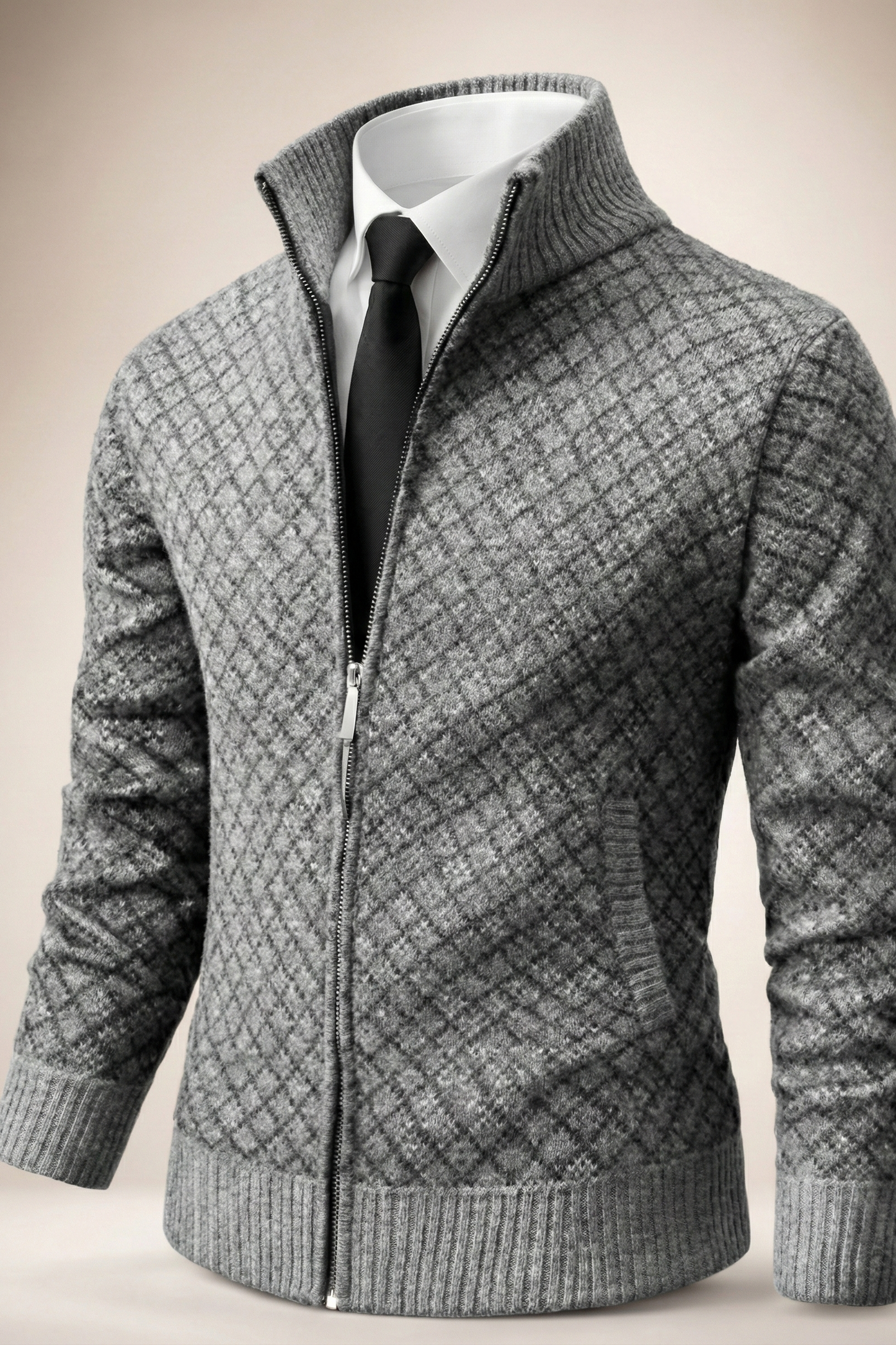 Oliver - Luxurious Zip Cardigan
