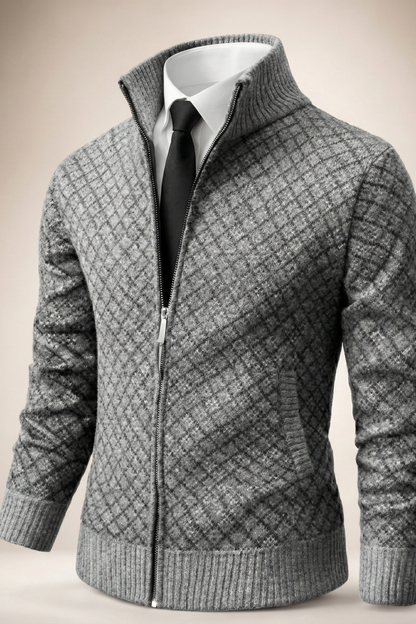 Oliver - Luxurious Zip Cardigan