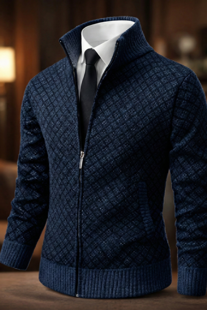 Oliver - Luxurious Zip Cardigan