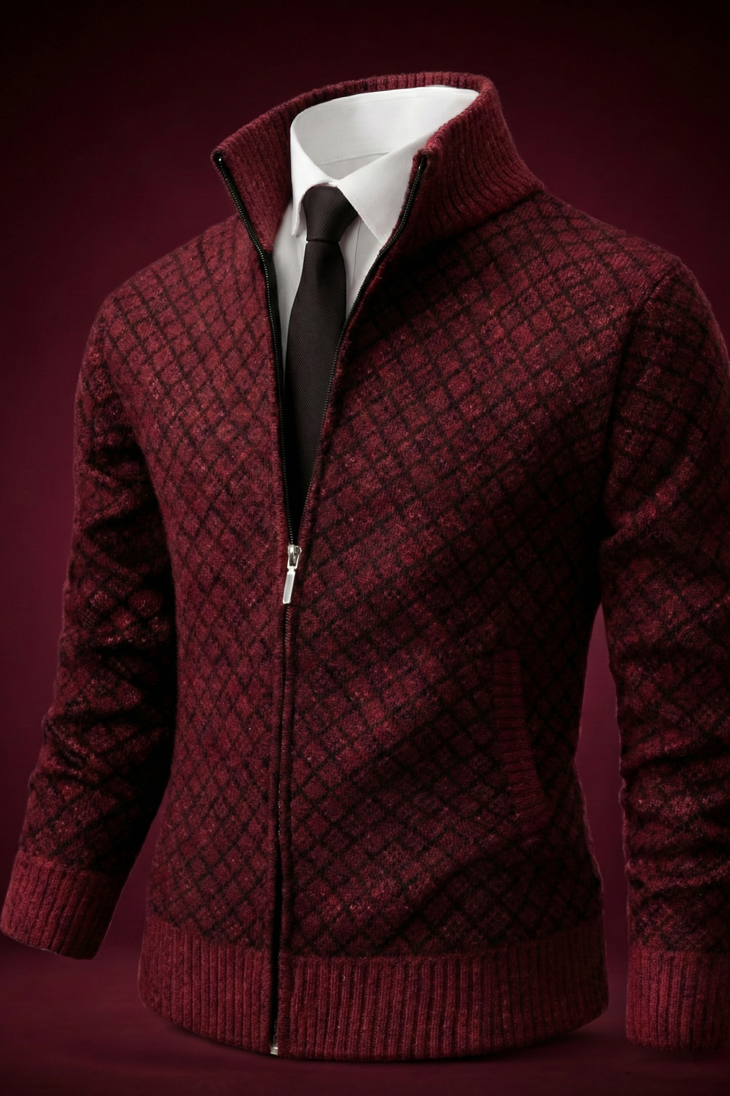 Oliver - Luxurious Zip Cardigan