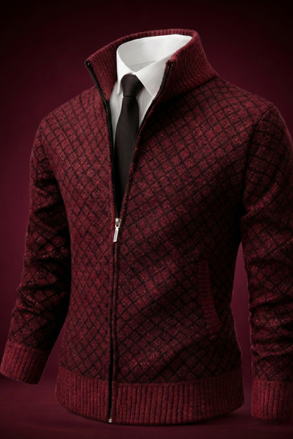 Oliver - Luxurious Zip Cardigan