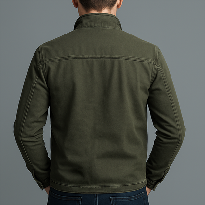 Gertrud Vintage Cotton Zip Jacket - Comfortable Cotton Jacket