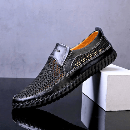 Bresano — Men's Leather Slip-On Shoes