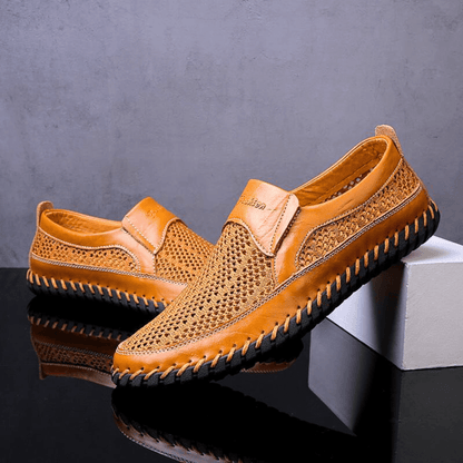 Bresano — Men's Leather Slip-On Shoes